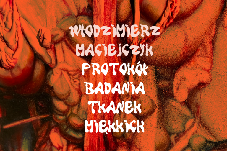 Grafika promująca wystawę Włodzimierza Maciejczyka 