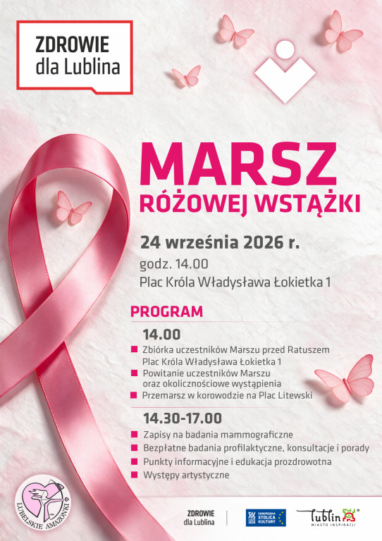 Read more about the article Marsz Różowej Wstążki w Lublinie 24.IX.