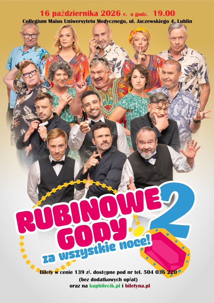 Read more about the article Spektakl „Rubinowe gody 2, za wszystkie noce” CM UM 16.X.
