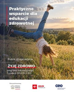 Read more about the article Praktyczne wsparcie dla edukacji zdrowotnej. Rusza druga edycja „Żyję zdrowo”