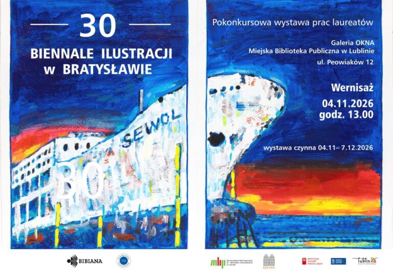 plakat 30 BIENALE ILUSTRACJI BRATYSŁAWA